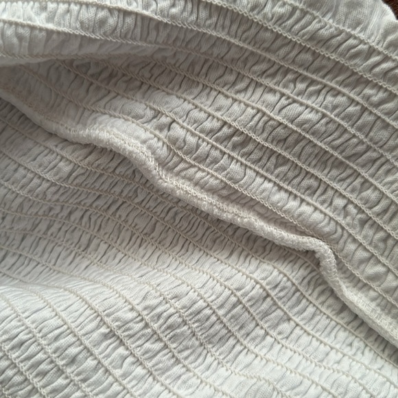 BUNDLE 4 for $30 EBUC SO GOODS FOR LIFE LADIES XL STRETCH WHT COTTON TANK FRILLS - Picture 8 of 8